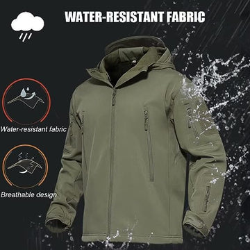 Men's Outdoor Windproof Waterproof Warm Breathable Jacket